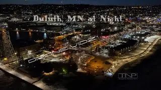 Drone Vidz | Duluth, MN Night | Canal Park | Lift Bridge | Fitgers | 4K