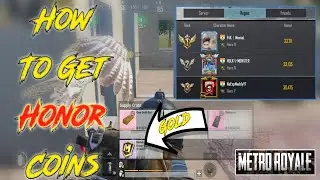 How To Get Honor Coins | Metro Royale | PUBG Mobile | Hindi