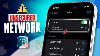 Как исправить проблему с незащищённой сетью на iPhone после обновления iOS 18 | Проблема безопасн...
