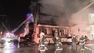 Man hospitalized after jumping from burning apartment building in Hazleton