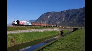 [4K] BRENNERBAHN NEI PRESSI DI ORA #brennerbahn #ferroviadelbrennero #trainspotting #trainspotter
