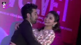 How Cute When Ranbir Kapoor Swung Anushka  On His Arms at Trailer Launch of 'Bombay Velvet'