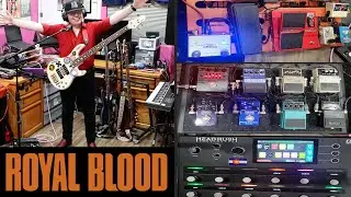 My CRAZY Royal Blood tribute band rig! | #royalblood #livemusic #rockmusic #tributeband #effects