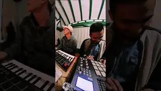 Creative Rap DrumPad Session with @manu2freshproductions#rapvilladeleyva @villahitfilms #beat 🎹