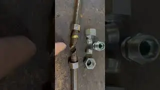 How NOT To Repair Your Steel Tube #hydraulic #hydraulicrepair #fail