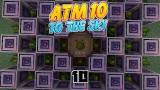 &Ccedil;ok Rahat &Ccedil;ok Profesyonel Netherite Farm ve Inferium Essence Farm - ATM 10 to The Sky - 10