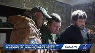Nebraska's governor supports former lawmaker's 8th trip to Ukraine