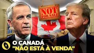 PRIMEIRO-MINISTRO CARNEY DIZ AO LADO DE TRUMP QUE CANADÁ 