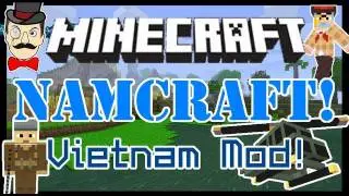 Minecraft Mods - NAMCRAFT Mod! Vietnam with Helicopters, Viet Cong, Weapons & More!