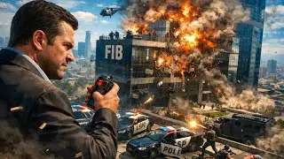 GTA 5 mission The Bureau Raid,  GTA 5 gameplay ultra realistic graphics part 30
