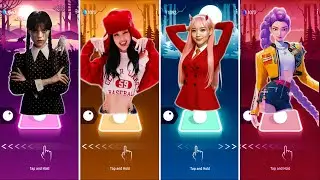 KPop Demon Hunters vs Wednesday Adams vs Dance Blackpink Jennie and Jisoo vs 2 Phuthon