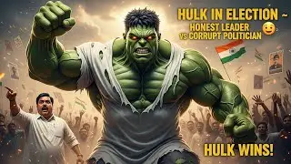 When Hulk Enters Politics 😱 | Election Rally Fight | Desi Hulk Story