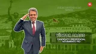 Entrevista al candidato presidencial Víctor Araus : Voy a eliminar los derechos de los delincuentes