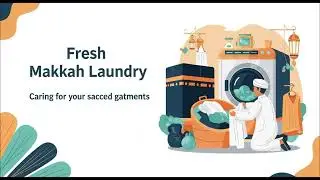 Washing & folding Ironing service Dry cleaning Makkah Laundry fast laundry same day laundry