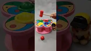 🎧 Gentle ASMR Toy Play | Hammer Tapping & Rolling Relaxation