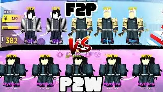 1 MAX OPEN IN EVERY WORLD F2P VS P2W ANIME FIGHTERS SIMULATOR!