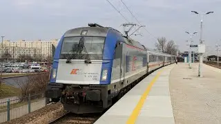 Siemens EuroSprinter EU44-001 z Niemieckimi Wagonami | Warszawa Wschodnia |