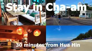 Quiet hotel on Cha-am beach
