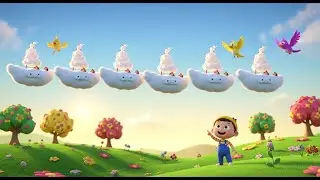 Counting Clouds in the Sky | Fun Counting and Learning Song for Kids