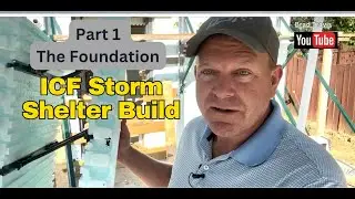 Строительство укрытия от штормов ICF, часть 1