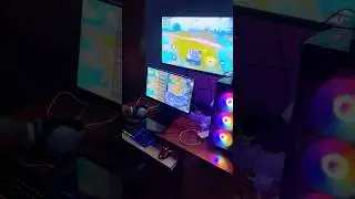 My new streaming setup🔥🚀 #bgmi #bgmilive #valorant #roblox #fortnite #allpcgamesstream #pcsetup