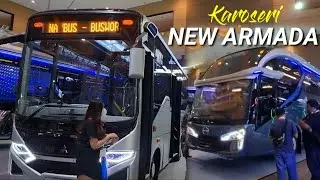 PESAING ADIPUTRO UNJUK GIGI DI BUSWORLD 2022 || KAROSERI NEW ARMADA BAWA 2 BIS ANDALAN TERBARUNYA