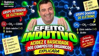 💡 Efeito Indutivo | Acidez e Basicidade dos Compostos - Química Orgânica
