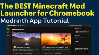 How to Install Minecraft Mods on Chromebook Using Modrinth App &mdash; Easy & Fast ✅💻🎮