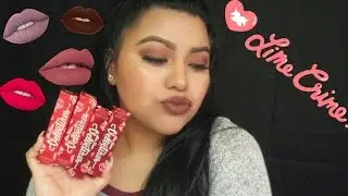 AliExpress/Ebay LIME CRIME $2 LIQUID MATTE LIPSTICKS | Demo & Review ♡