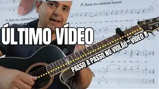 🔴 ÚLTIMO VÍDEO DE COMO TOCAR O DEDILHADO DO HINO CORO 6 CCB NO VIOLÃO | A JESUS EU CANTAREI LOUVOR