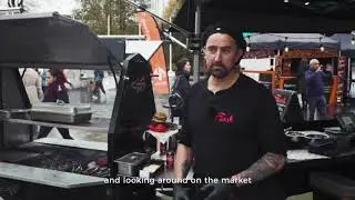 NCASS street food trader with Trailblazer BBQ Trailer