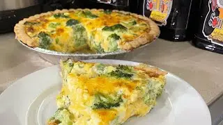 MY TWO FAVORITE VEGETABLE QUICHE/SPINACH AND ONIONS BROCCOLI AND CHEESE  /BIG COUNTRY BREAKFAST