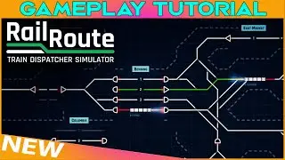 NEW + ADDICTIVE Train Dispatch Management Game! | Rail Route Train Dispatcher Simulator (ALPHA)
