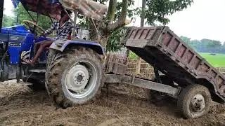 ट्रैक्टर गड्ढा में कैसे निकाला #eicher #tractor #video #2025 #reels #india #gopro #tractorvideo #new