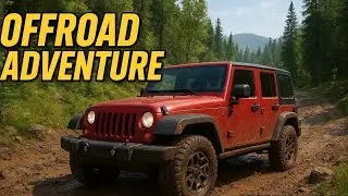Realistic Jeep Car Driving Gameplay | Ultra HD Graphics | Car Simulator Adventure 2025