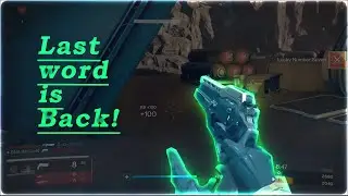 Destiny: Last Word is Back!