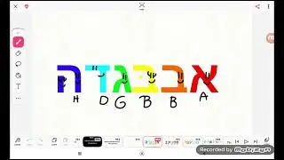 Hebrew Alphabet Song 5 #freepalestine (10,163 Video)