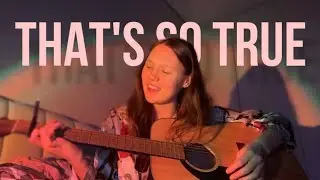 That's So True by Gracie Abrams Atmospheric Acoustic Cover | Home Performance by Yulianna Sings