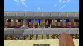 Cheapest Villager Sorter (Trade Hall) - easy and efficient - Minecraft 1.9 - 1.12+