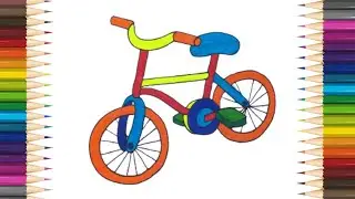 Learn to Draw a Bicycle with This Easy Tutorial!@RmbKids