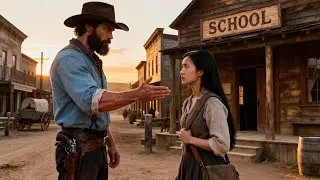 Chinese Teacher Was Abandoned At Ghost Town, Until A Gunslinger Built Her A School