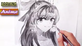 Рисование аниме || как нарисовать девушку аниме шаг за шагом?