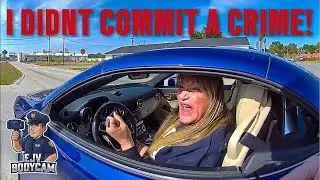 The Worst Way to Greet a Cop During a Traffic Stop  Bodycam - EJV BODYCAM