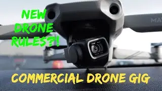 Taking You To My Commercial Drone Gig! | New EASA Drone Rules? | 21conceptFPV