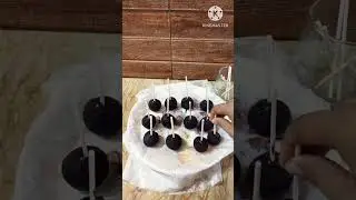 chocolate cake pops #new #ytshort #by #kitchenmaster