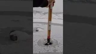 Ice Fishing Thin Ice Goes Wrong! #colorado #icefishing #trout