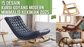Kursi Goyang – 15 Desain Ergonomis & Nyaman Scandinavian Minimalis
