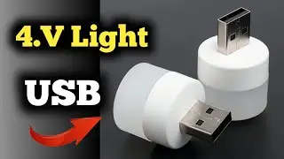 How To Make Mini Usb Light | DC 4.V Light Banana