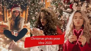 Christmas photo pose idea 2020, photography idea for Christmas.