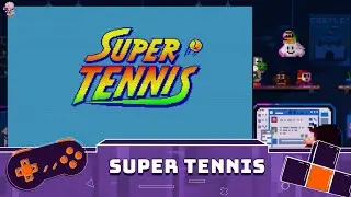 Super Tennis (SNES) - Tenis Mode TV Super Nintendo || Gameplay